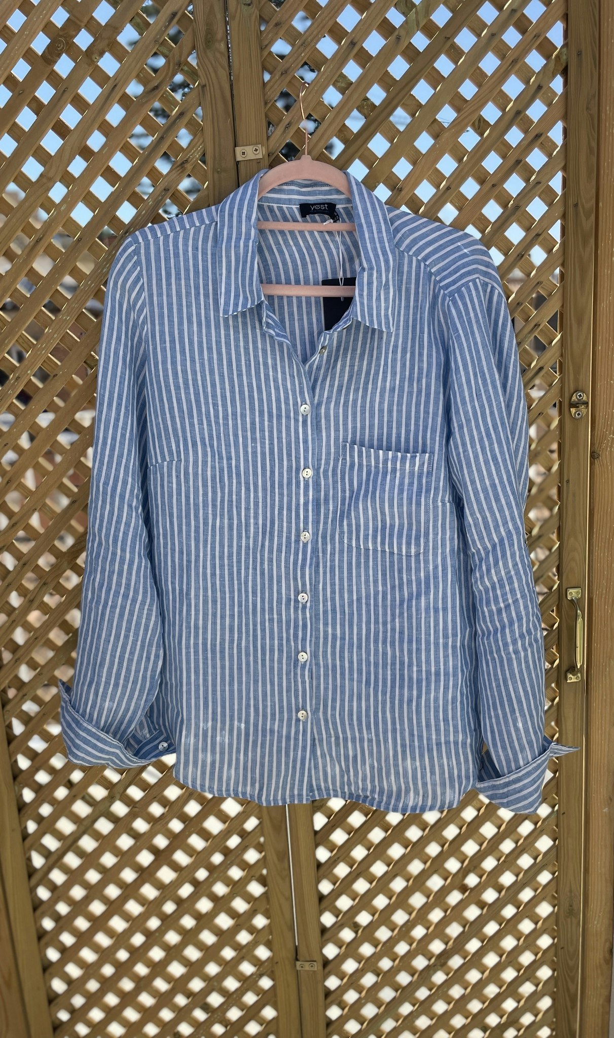 Shirt blue stripes