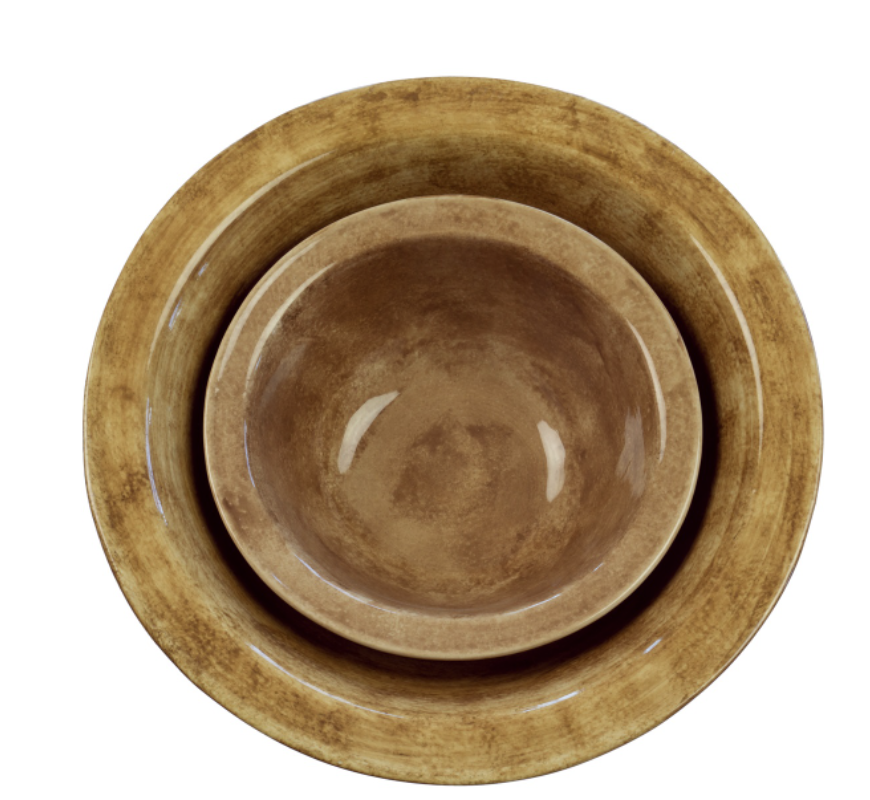 Yuki bowl set of 2 cinnamon