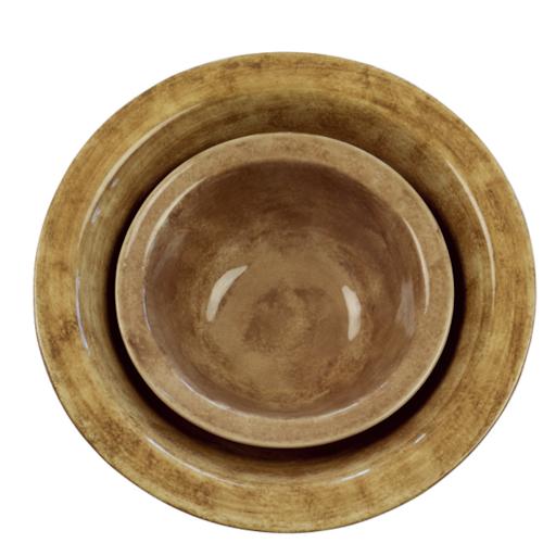 Yuki bowl set of 2 cinnamon