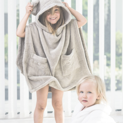 Poncho towel for children 5-10 years