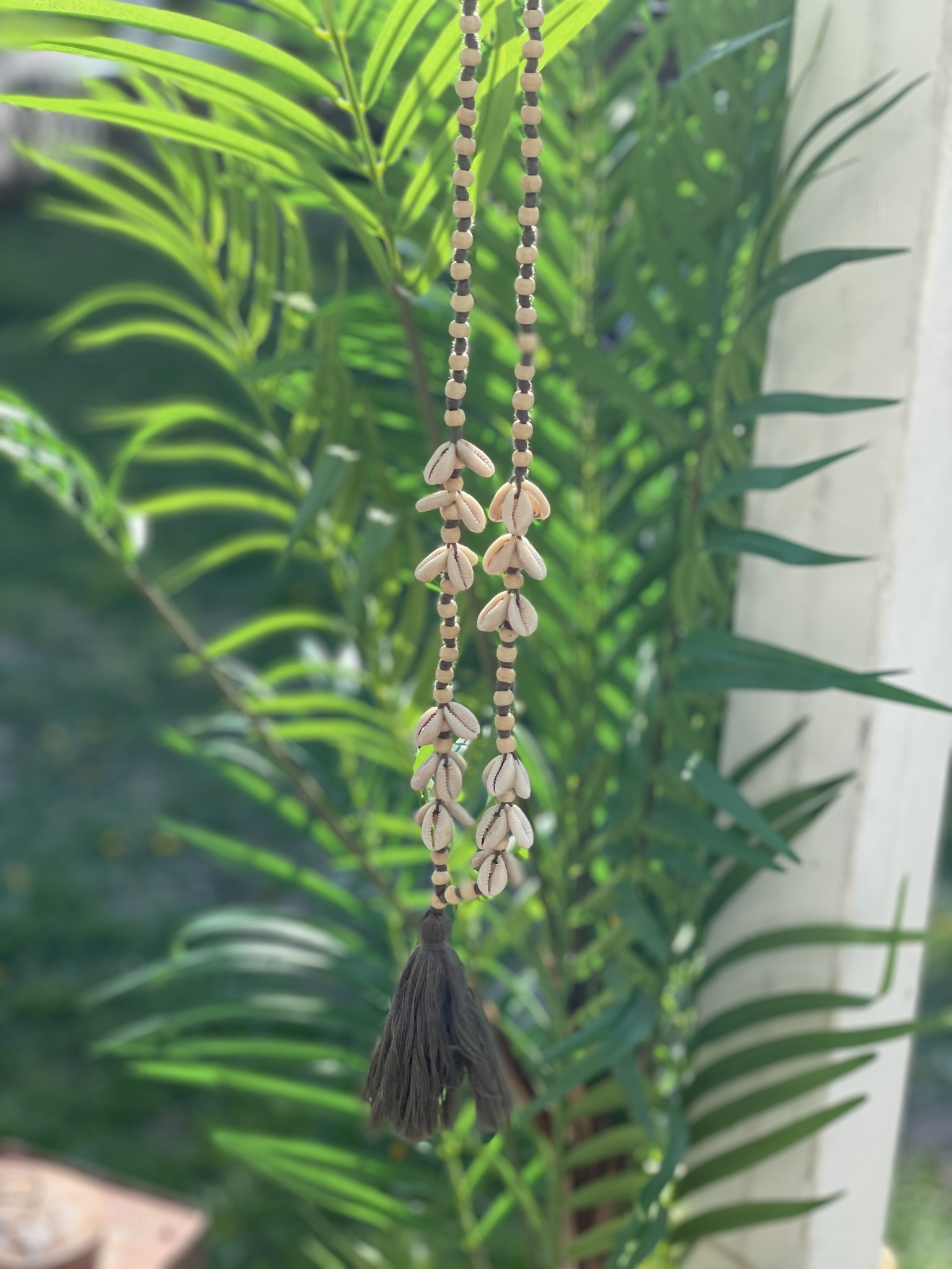Halsband med snäckor Bali