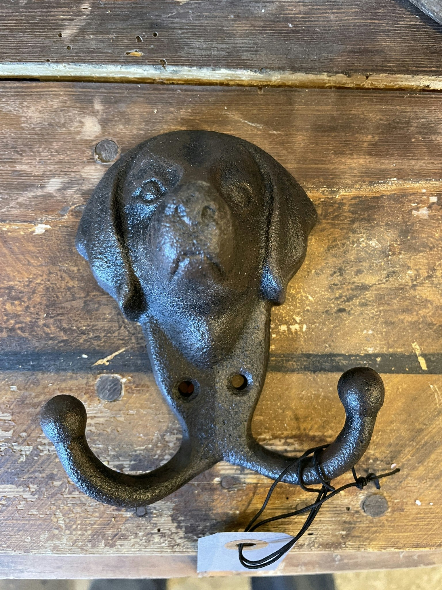 Cast iron hook dog
