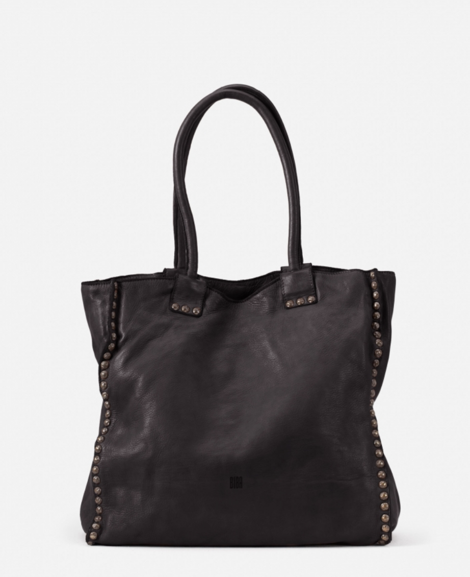 Leather shoulder bag BIBA Portland