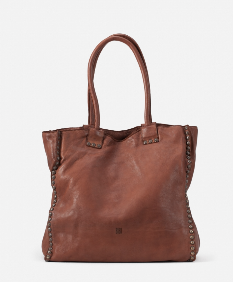 Leather shoulder bag BIBA Portland