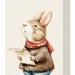 Paper handkerchiefs winter mouse