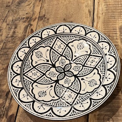 Moroccan Ceramics - Dish Black
