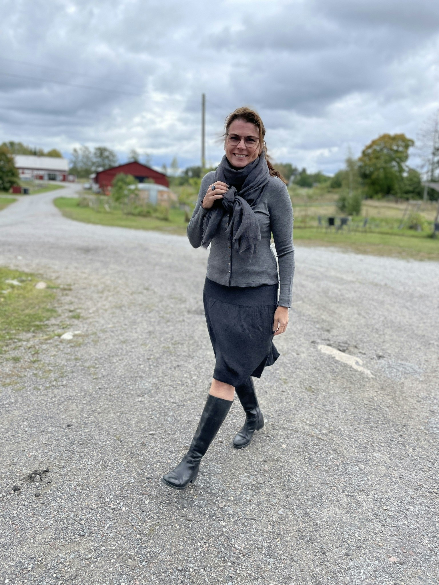 Skirt in 100% merino wool