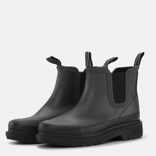 SHORT RUB, Ganache rubber boot from Ilse Jacobsen