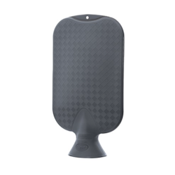 Hot water bottle, anthracite 2 litres