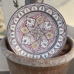 Marockansk Keramik Fat / Rosa