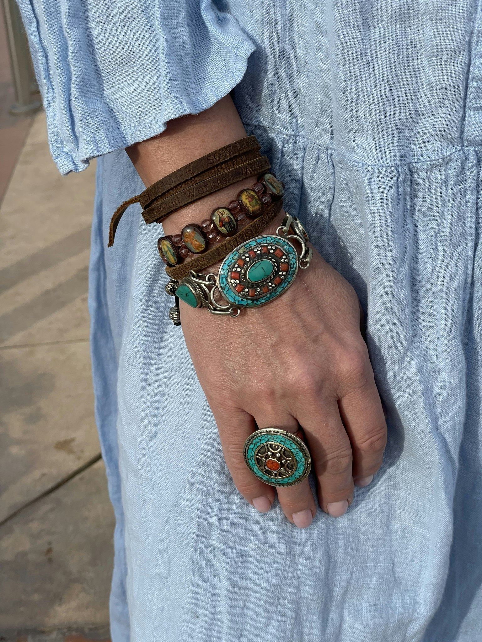 Boho chick armband