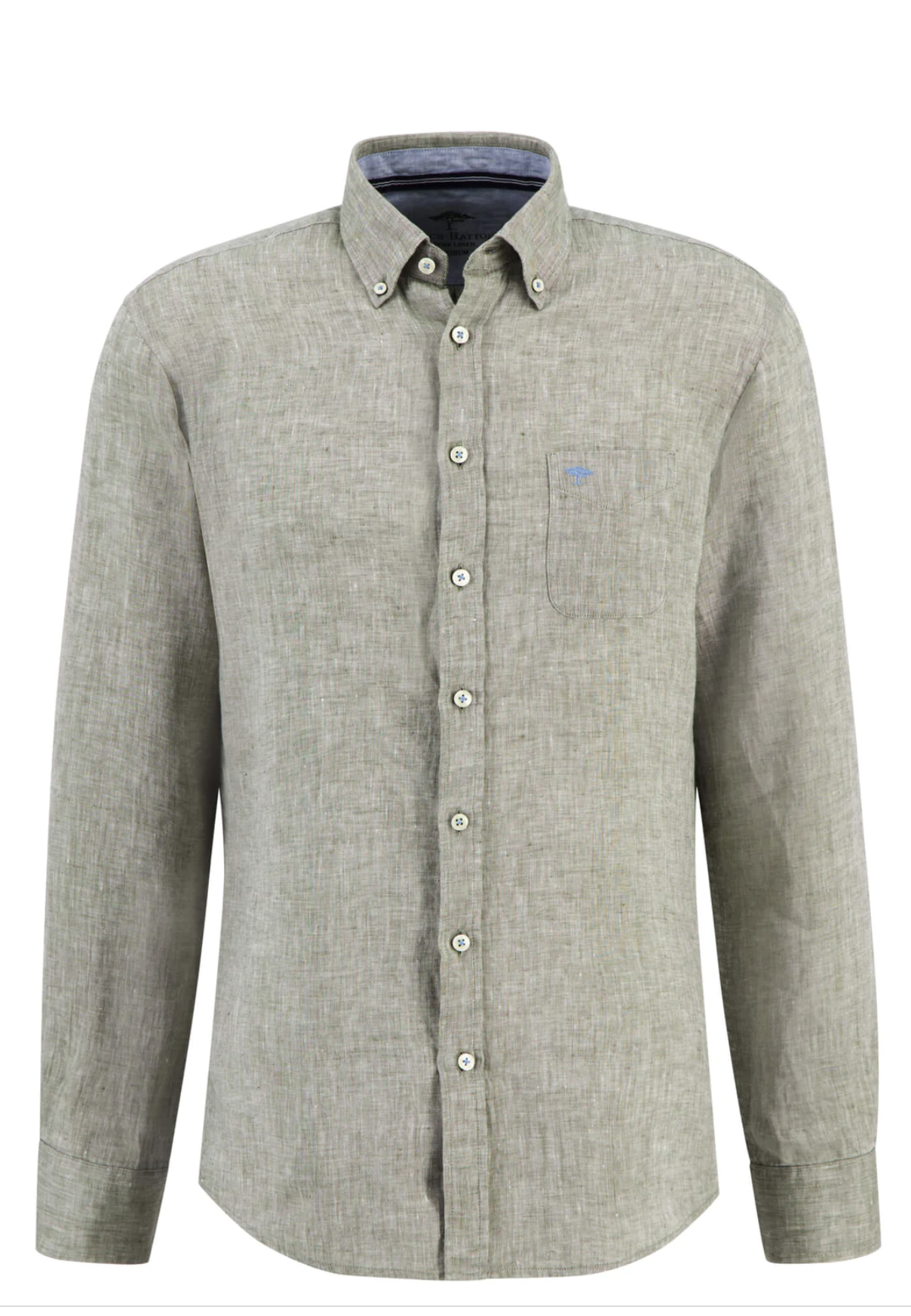 PREMIUM LINEN SHIRT WITH BUTTON-DOWN-COLLAR