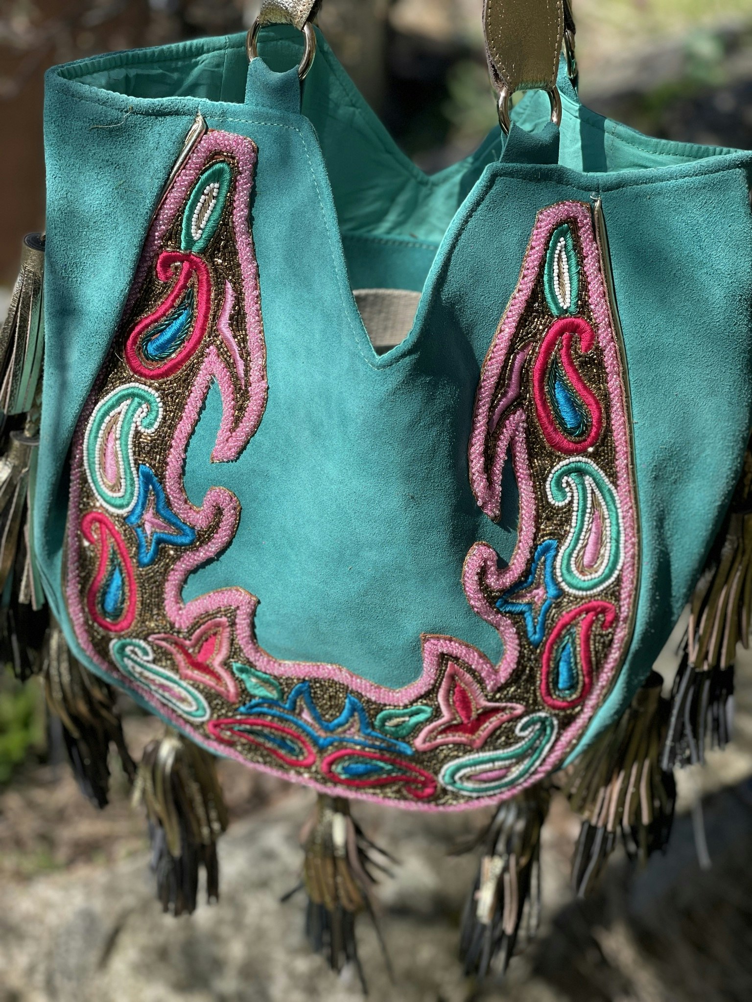 Boho bag tassels