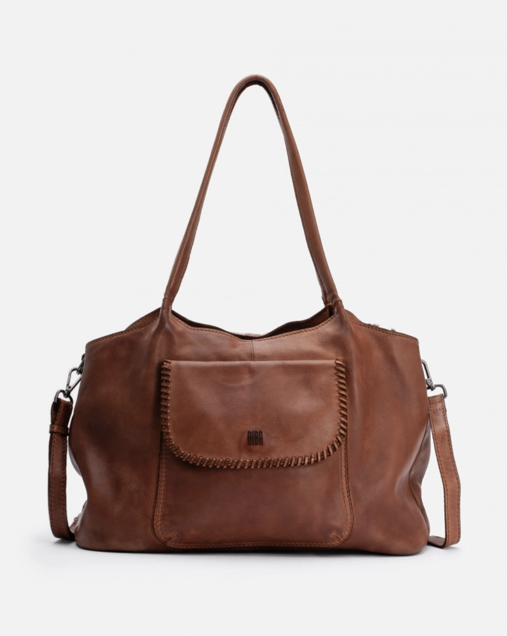 Leather shoulder bag BIBA Winona