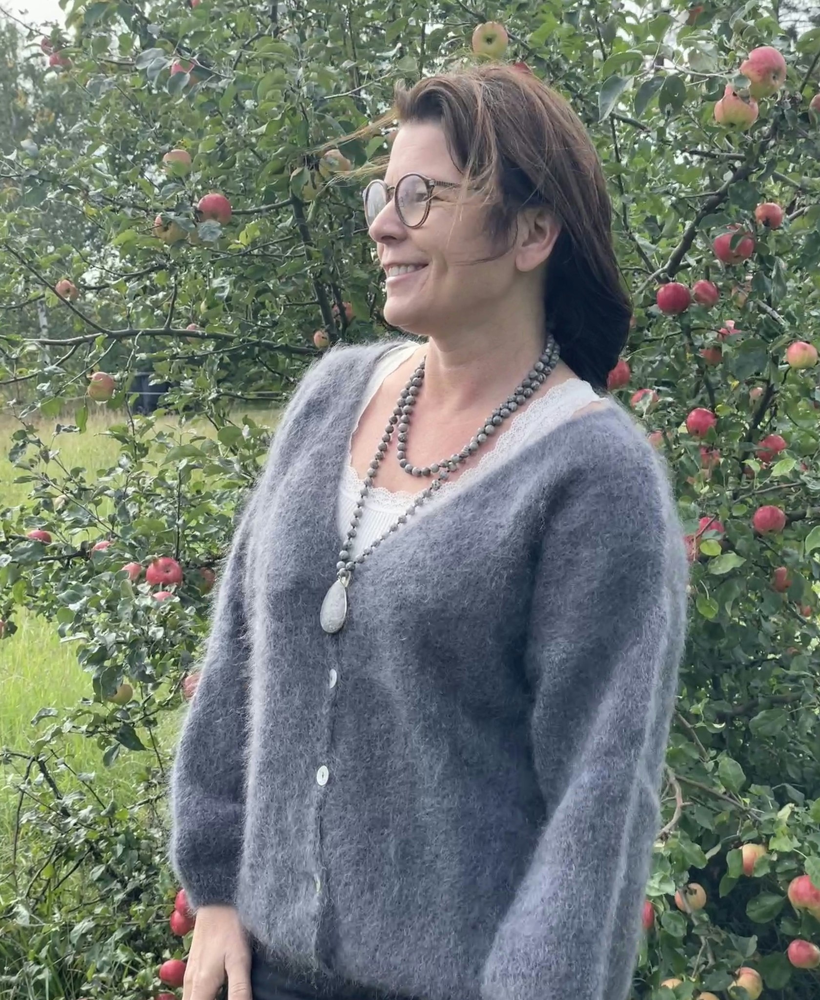 Cornelia cardigan anthracite grey