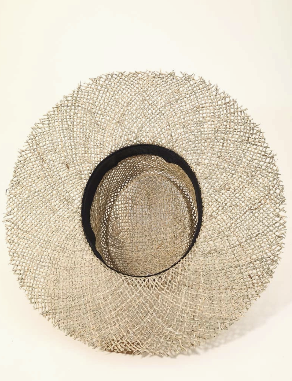 Straw Weave Tribal Pattern Strap Sun Hat