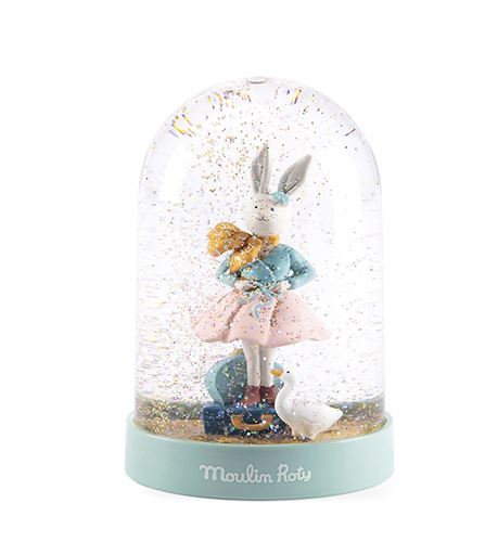 Snow Globe with Rabbit - La petite école de danse