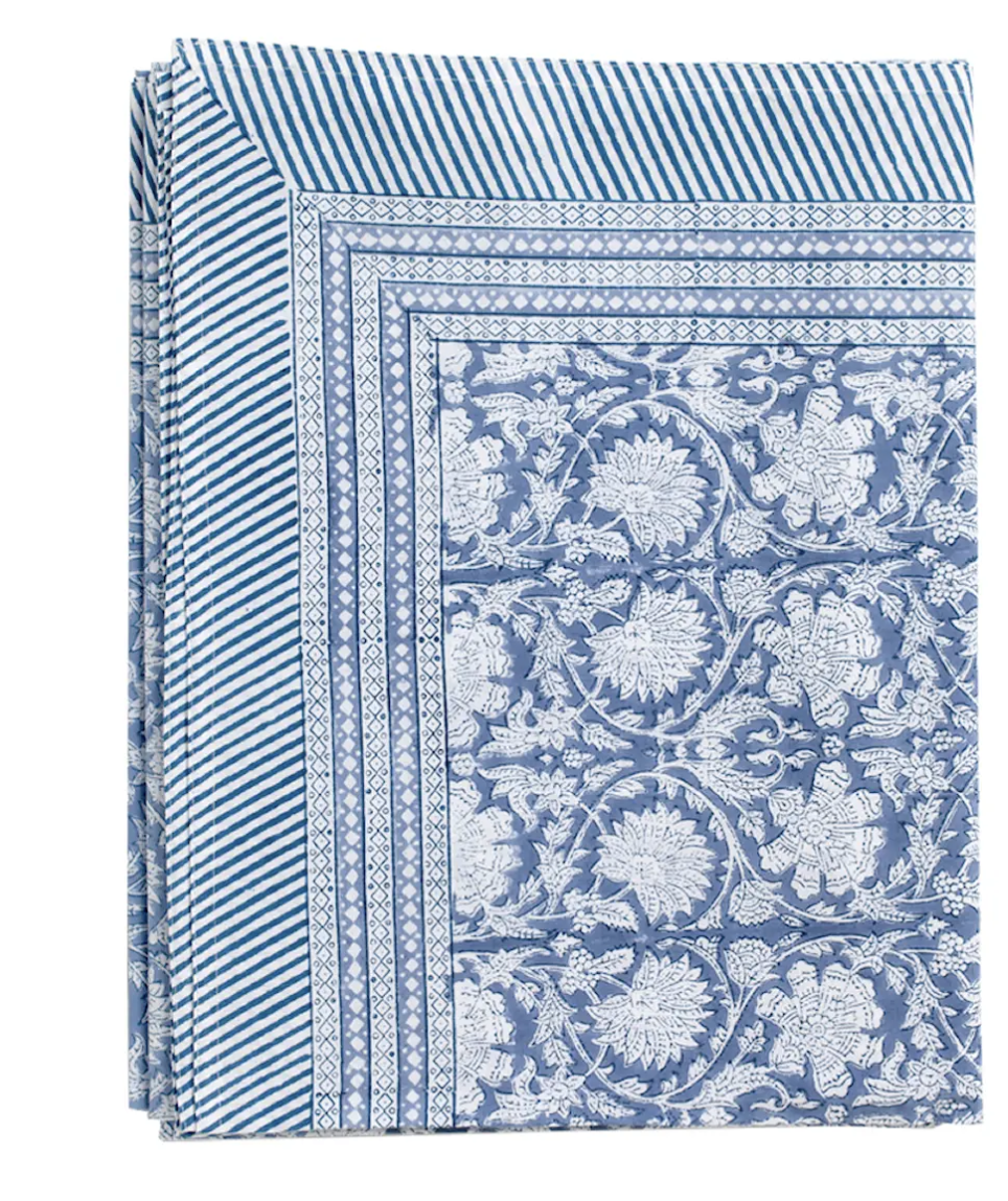 Bordsduk - Paradise -  Cornflower - 150x230cm Chamois