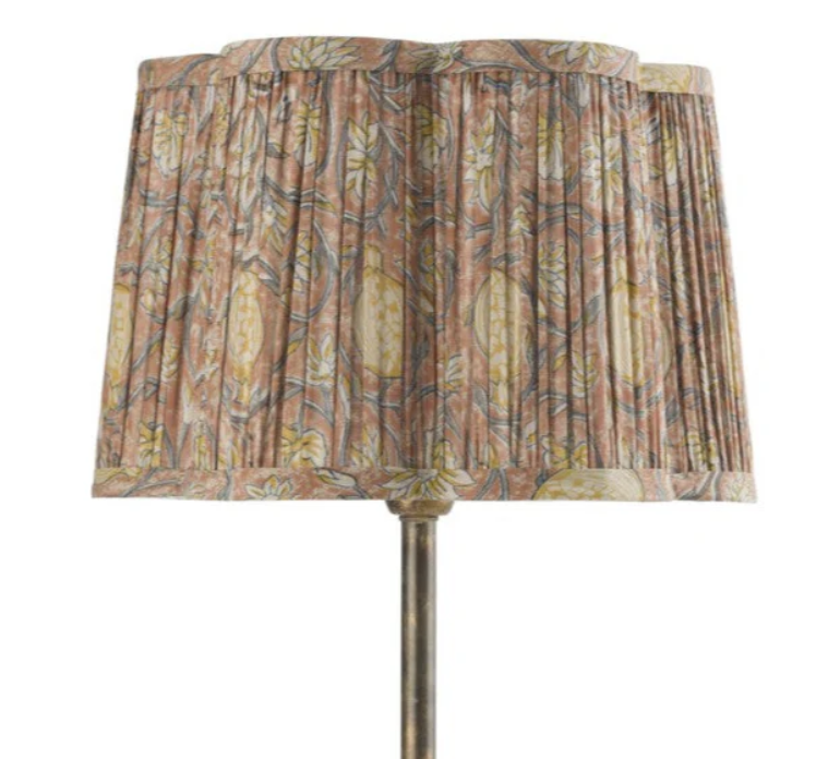 Lampskärm från Chamois Tangier Pomegranate - Rusty Red/Grey  35 cm