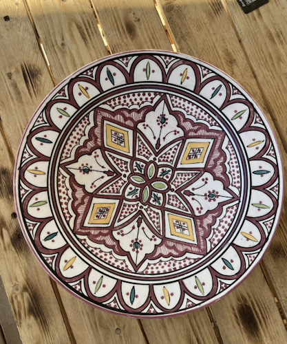 Kopia Marockansk fat 35 cm Zahari