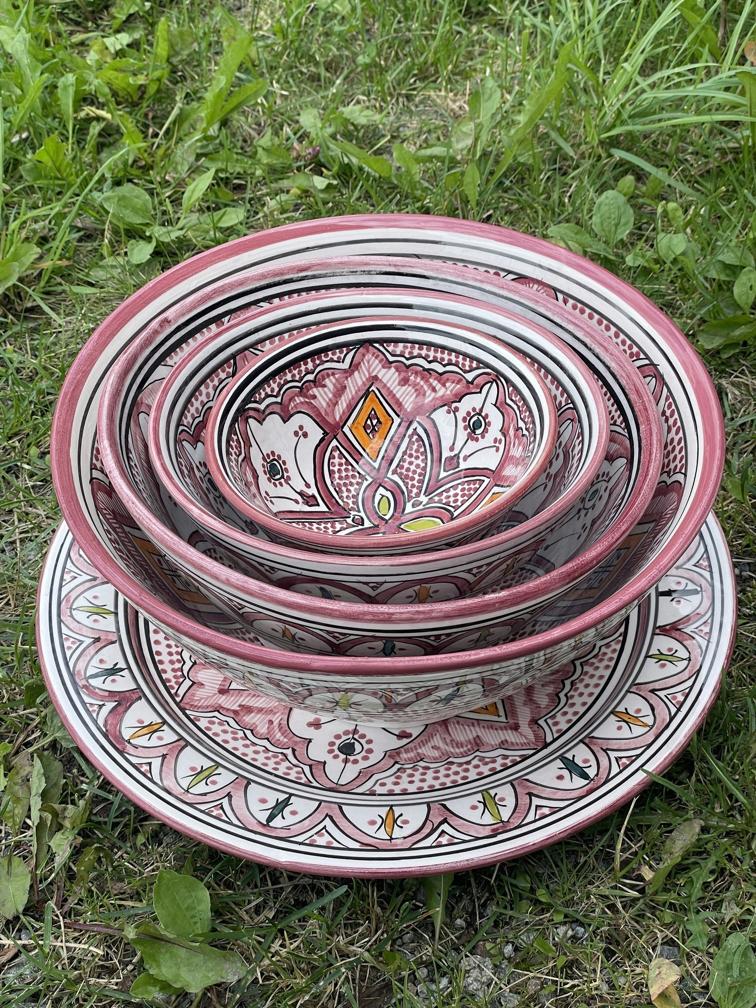 Marokansk keramik rosa zahari