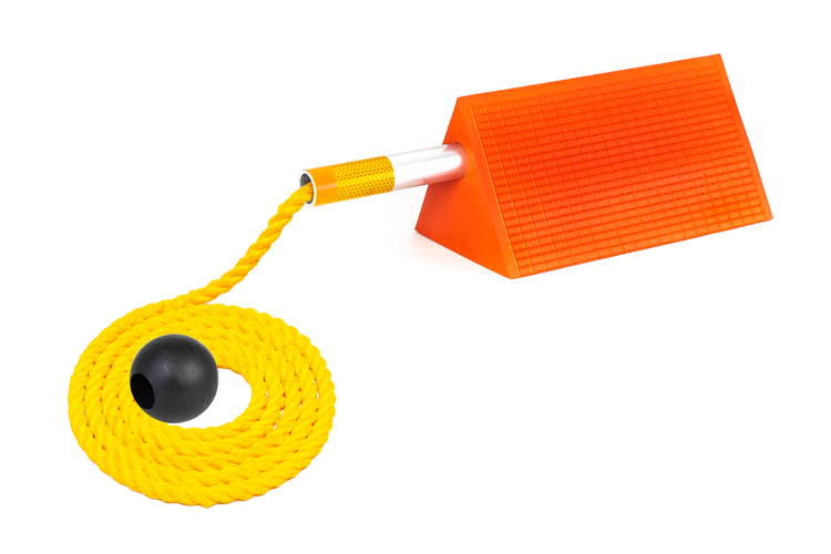 Orange Handle Ball for Chocks