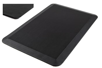 Home-Step Ergonomisk matta för kök, tvättstuga svart 51x99cm