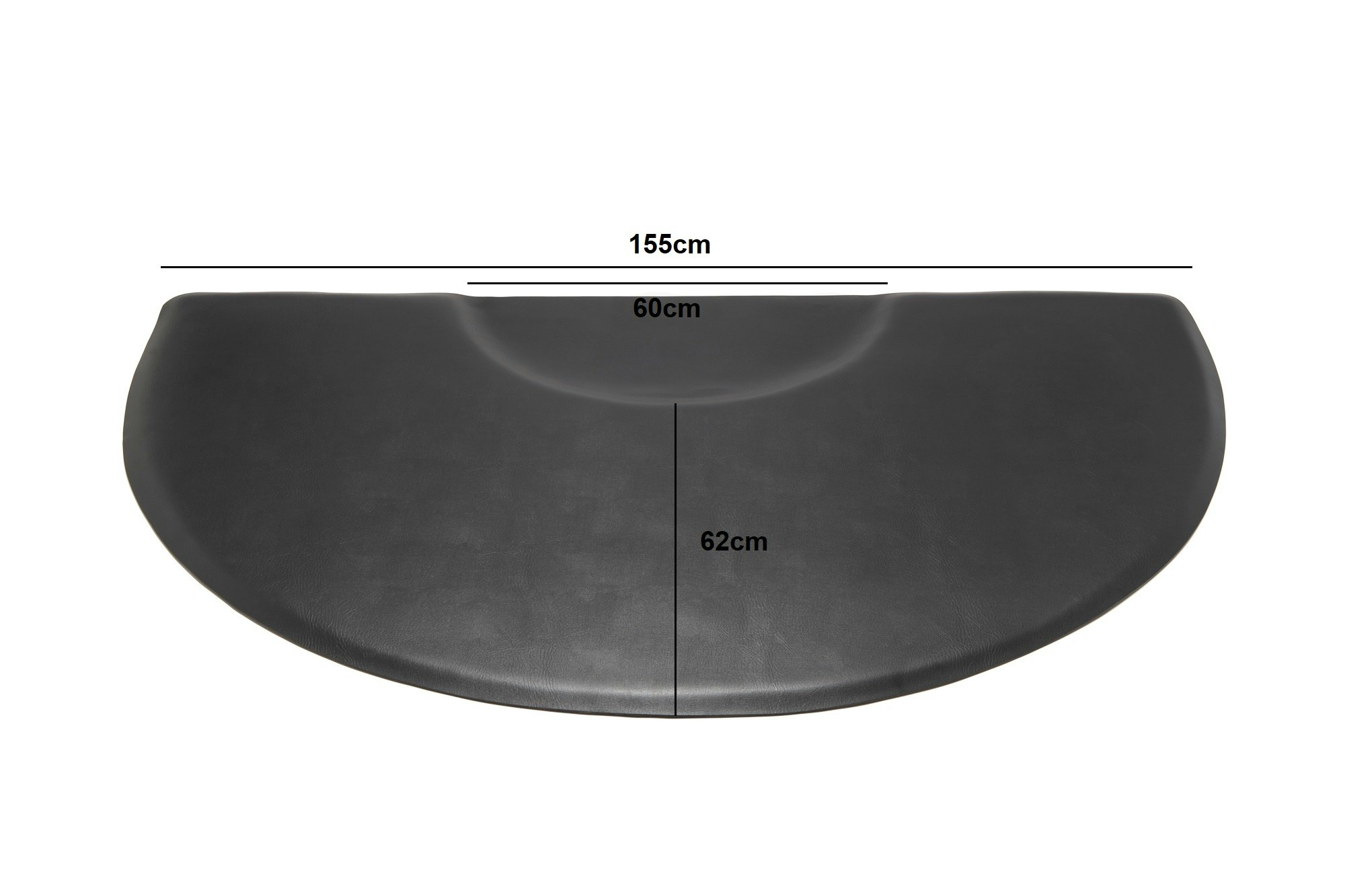 Work-step frisörmattor Halvcirkel ergonomisk ståmatta "DEMO"