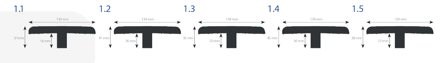 DB-T tätlist för att täta mellan mattor (ej pussel matta) - Rosén  Innovation AB