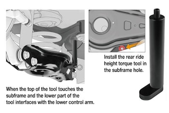 Rear Ride Height Moment Tool - Tesla Model 3 & Y