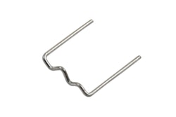 Platta klammer av U-typ 0,8 mm 100 st