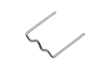 Platta klammer av U-typ 0,8 mm 100 st