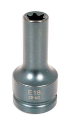 Krafthylsa Torx 3/4"D E18