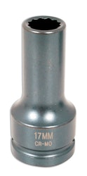 Krafthylsa 12-kants 3/4” D 17mm
