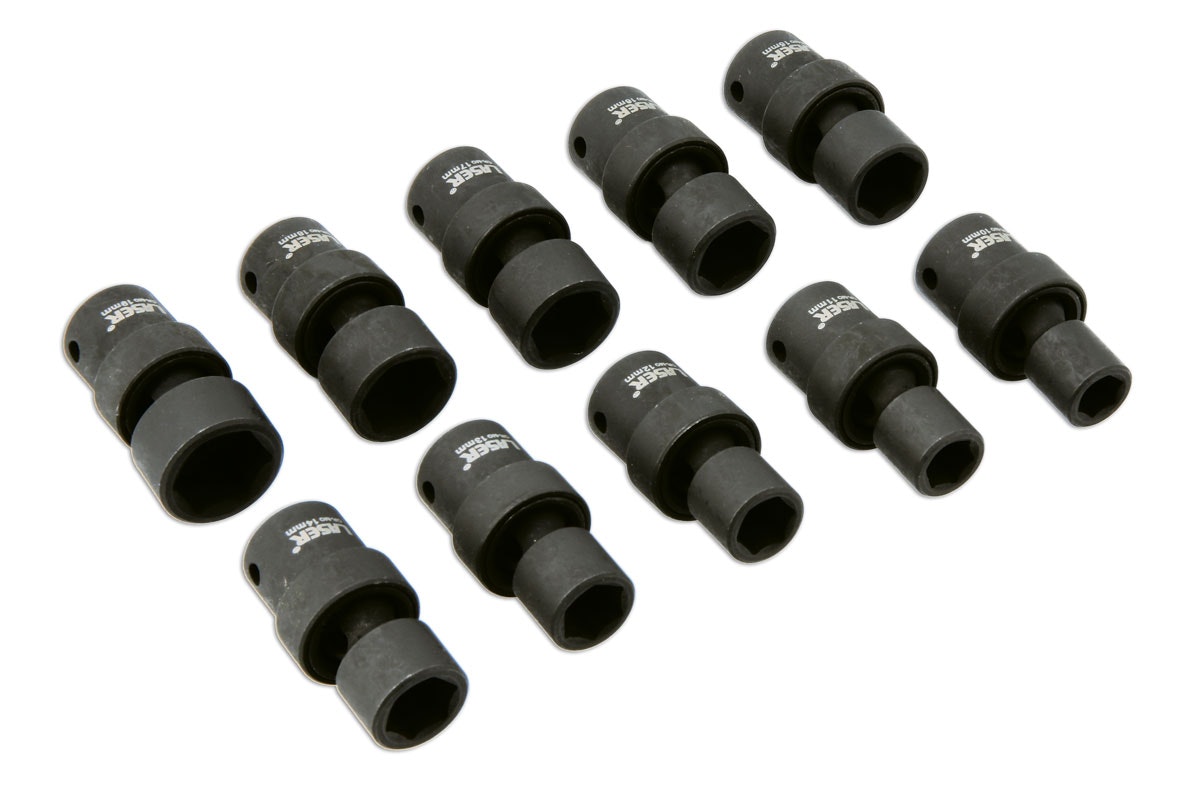 Universalhylssats 3/8"D 10 st för slagskruv
