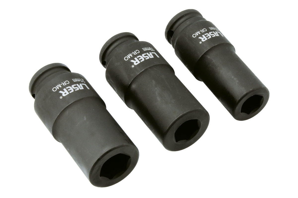 Viktad hylssats 1/2"D 3 st