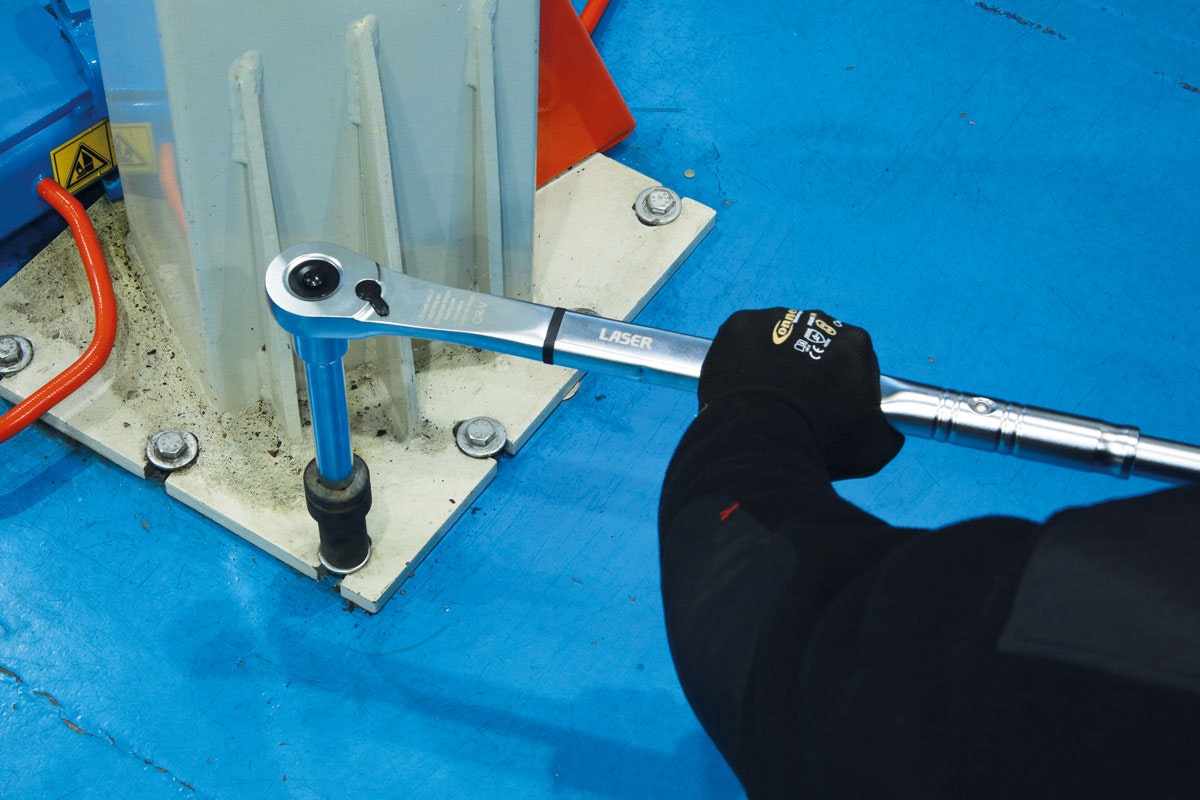 Spärrhandtag 120 tänder 3/4"D - Extra lång hävstångseffekt