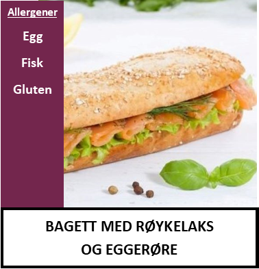 Møte pakke nr. 2 - Halvdags (Frokost og lunsj m/ bagett)