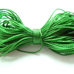 Pärltråd nylon grön 10m