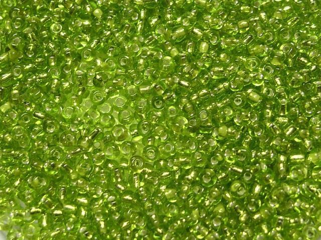 Glaspärlor - Seedbeads - Lime