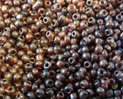Glaspärlor - Seedbeads - Koppar brun