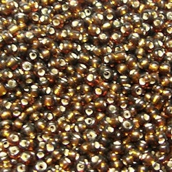 Glaspärlor - Seedbeads - Koppar brun