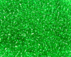 Glaspärlor - Seedbeads - Emerald grön