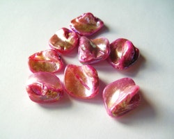Snäckskalspärlor - Romb - Rosa - 4st