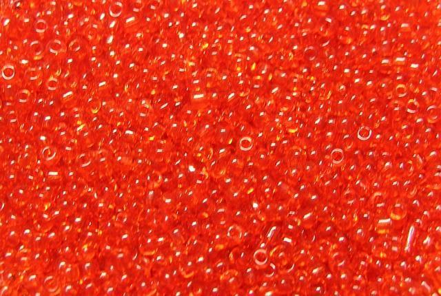 Glaspärlor - Seedbeads - Röd