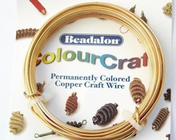 Colour Craft - Koppartråd - Guld - 16gauge