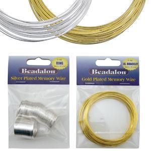 Beadalon - Memory Wire - Guld - 18varv