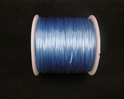 Elastisk tråd - Flat - Ljusblå - 1st rulle 70m