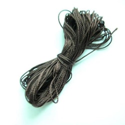 Pärltråd nylon - Brun - 10m