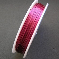 Koppartråd - 0,4mm - Rosa - 1rulle ca 25m